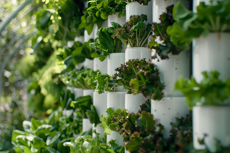 Data dashboard displaying hydroponic farm production metrics, costs, and revenue analysis